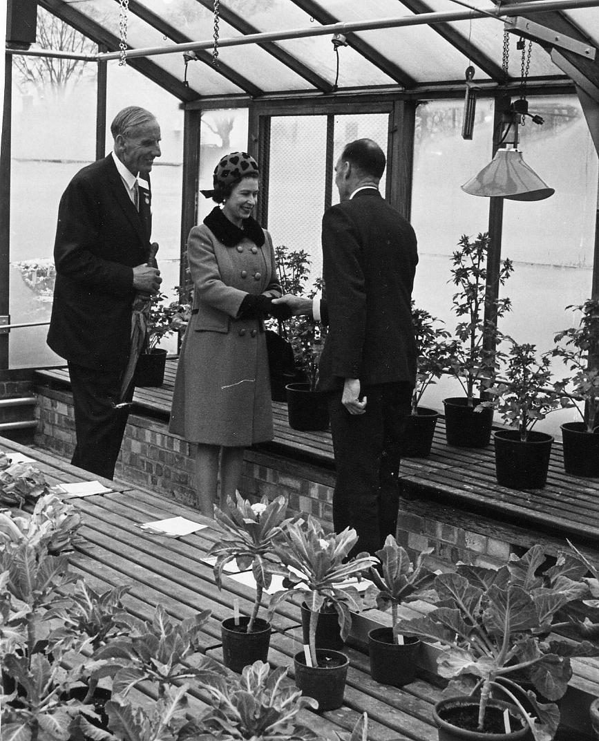 The Queen at NIAB in 1969