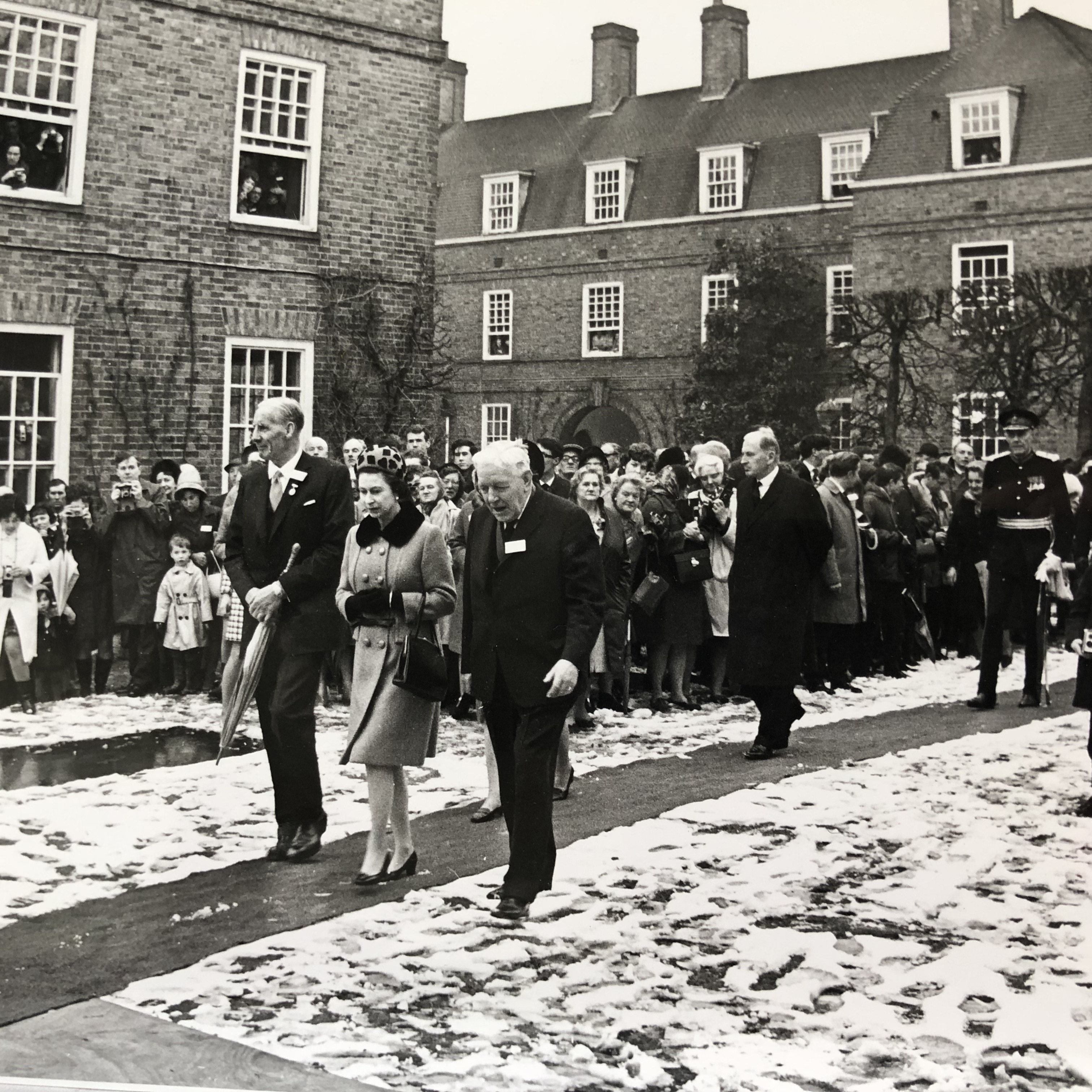 The Queen visits NIAB in 1969