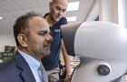 Niab’s David Hunt showcases the facilities and equipment in the OSTS to ISTA President Keshavulu Kunusoth