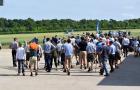 Visitors to the Sutton Scotney open day