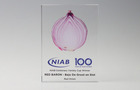 Trophy created to recognise the red onion variety red baron as NIAB Centenary Variety Cup winner