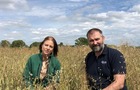 Ruth Stanley of Life Scientific and NIAB's John Cussans launch the Wild Oats survey 2020.