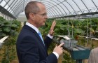 Israeli Minister for Agriculture and Rural Development, Oded Forer, at NIAB East Malling
