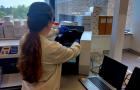 NIAB's Dr Nichola Hawkins using a qPCR machine