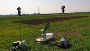 The Sony Sentinel project in use in a cereal crop field