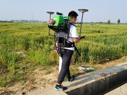 Field phenotyping of wheat and barley using a backpack LiDAR device