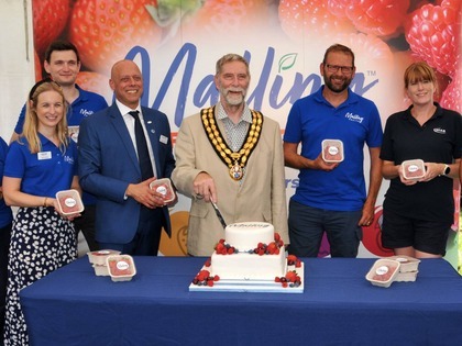NIAB staff launching Malling Fruits
