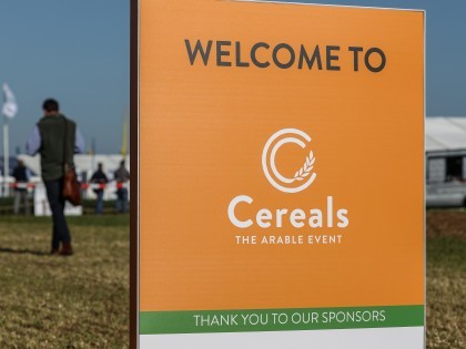 Cereals sign