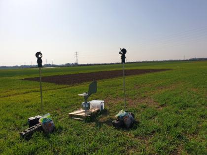 The Sony Sentinel project in use in a cereal crop field