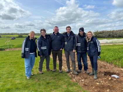 Niab staff at Cereals Crop Plot Day 2026