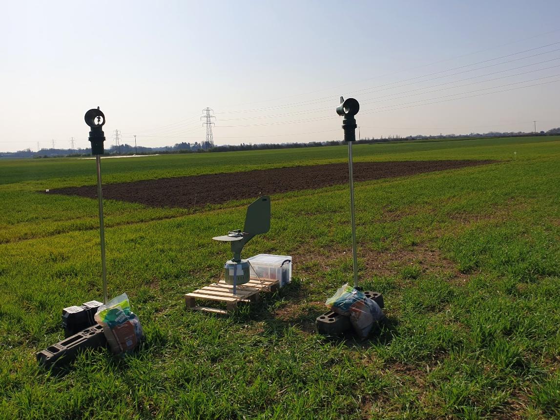 The Sony Sentinel project in use in a cereal crop field