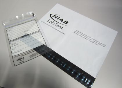 Niab sample bags and envelopes
