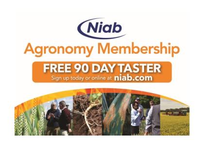 Niab agronomy membership offer