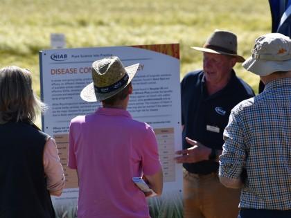 Patrick Stephenson talking about barley fungicide