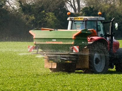 Fertiliser spreading
