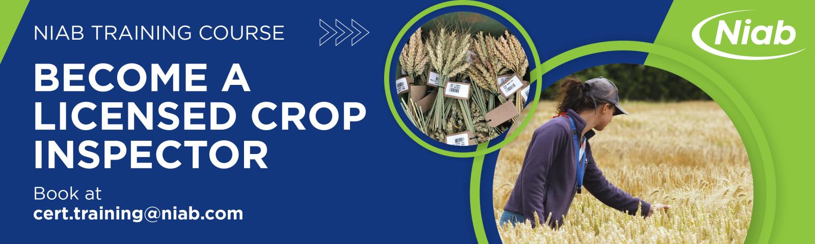 Become a licensed crop inspector