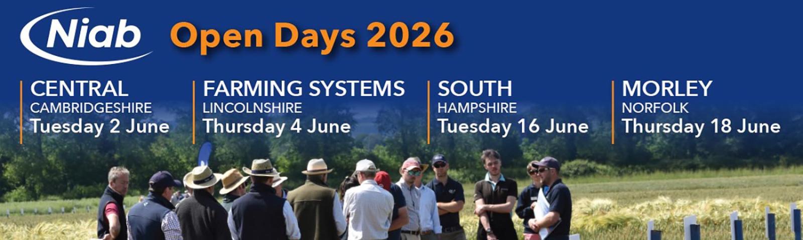 Niab summer 2026 events