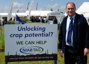 NIAB TAG's Stuart Knight at Cereals Event