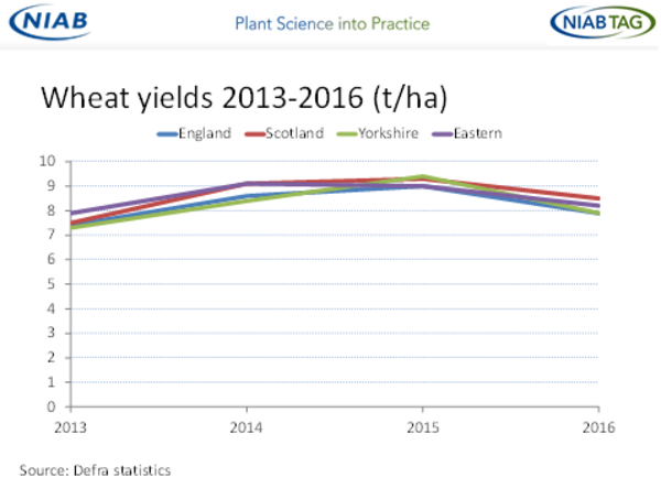 Jim Orson NIAB TAG blog - wheat yields